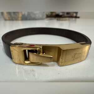 Bulova Brown and Gold Men's Bracelet